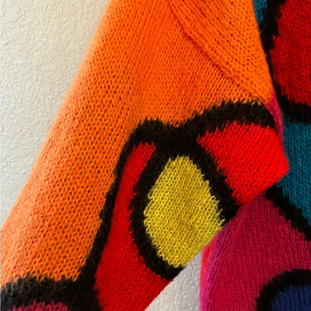 Colorful Women's Sweater by Chelsea Young - Picture 5 of 9